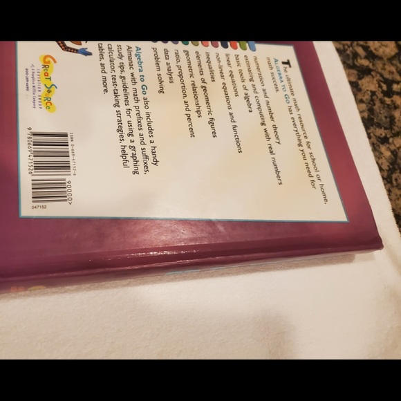 Algebra To Go HardBound Text Book - Picture 4 of 4